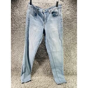 So Jeans Ultimate Jegging Low Rise Brighter Blue Juniors Size 11 Light Wash